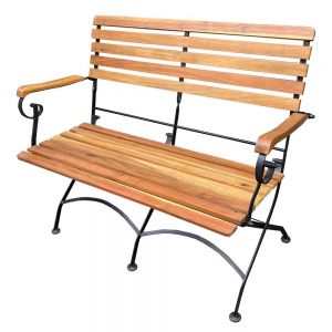 Ghế đôi gấp gọn REFORD gỗ tràm khung sắt GBD012