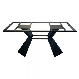 Chân bàn ăn chữ H kiểu sắt sơn tĩnh điện CHBBA004