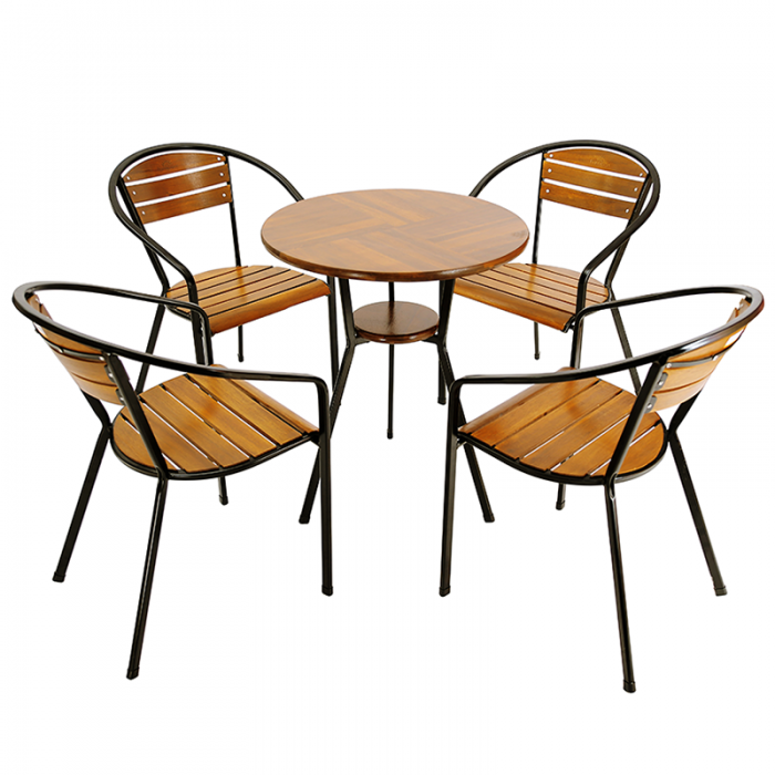 Bàn cafe, bàn ngoài trời gỗ tự nhiên CFD015