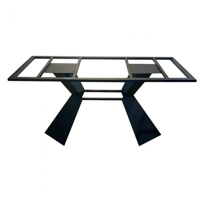 Chân bàn ăn chữ H kiểu sắt sơn tĩnh điện CHBBA004