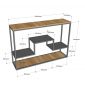 Bàn trang trí, bàn console gỗ Plywood khung sắt CST013