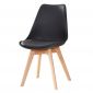 Combo bàn tròn 1m gỗ tràm và 4 ghế nệm Eames CBBA102