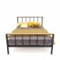 Giường ngủ khung sắt gỗ tự nhiên dày 17mm GN010