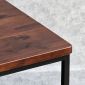 Bàn trà chữ nhật 100x50cm gỗ tràm chân sắt TT048