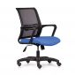 Ghế văn phòng chân xoay nệm màu xanh HOM049Ghế văn phòng chân xoay nệm màu xanh HOM049
